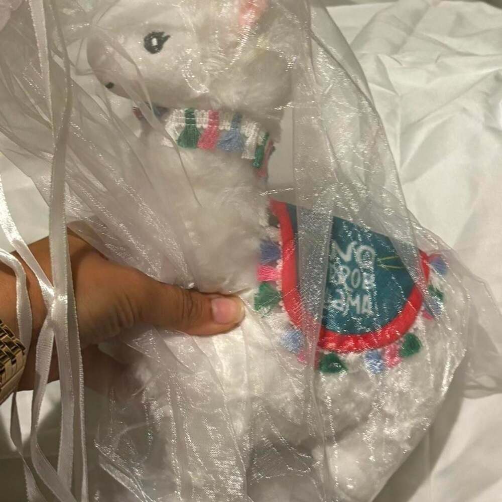No Prob Llama White Plush Toy